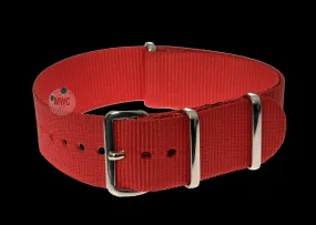 18mm Red NATO Military Watch Strap