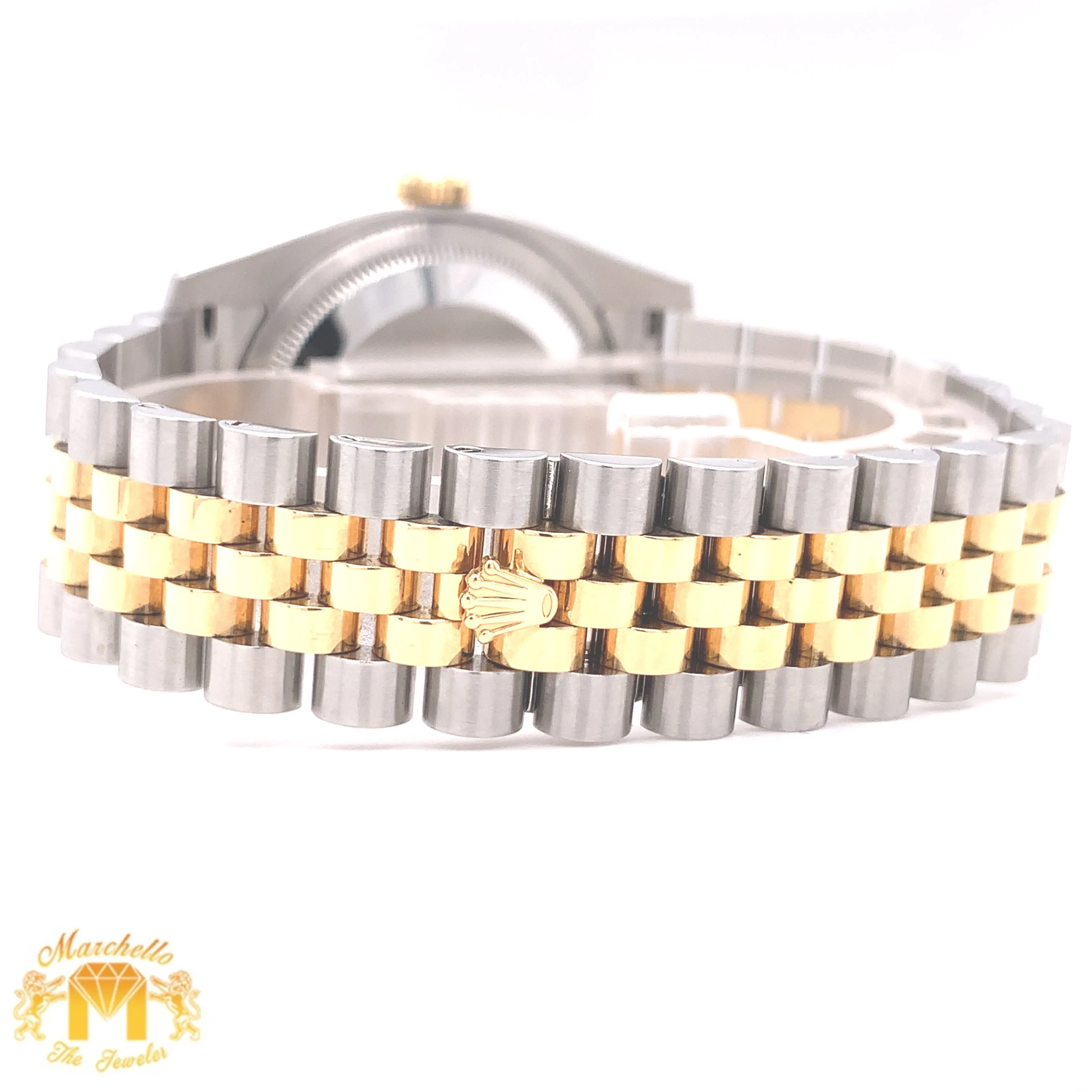 36mm Rolex Datejust Watch with Two-tone Jubilee Bracelet (hidden clasp)