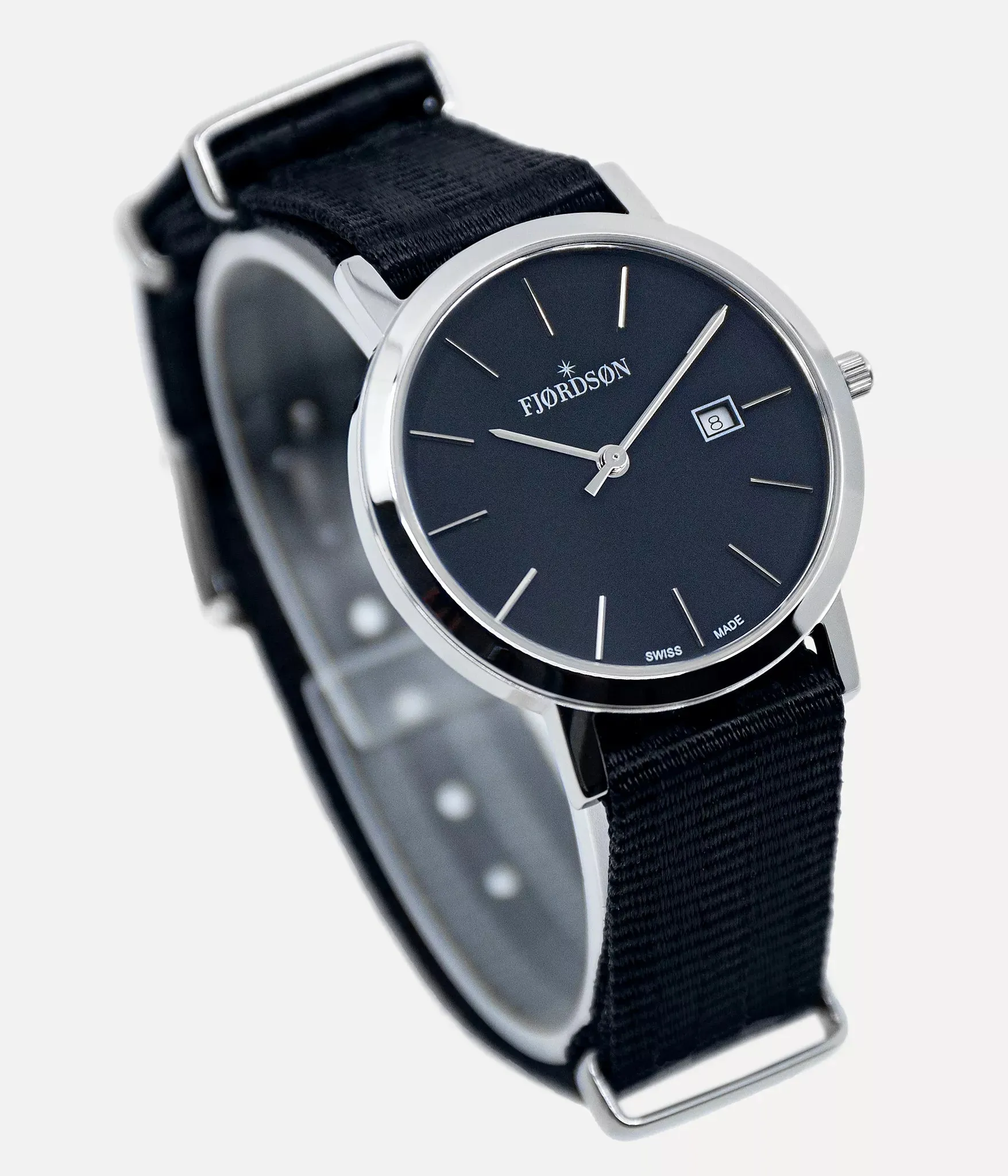 #9132 | Black Dial With Black Nato Strap - Women's Watch