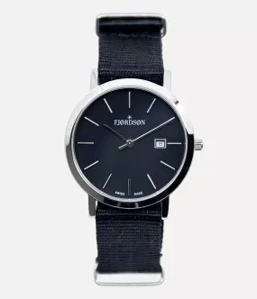 #9132 | Black Dial With Black Nato Strap - Women's Watch