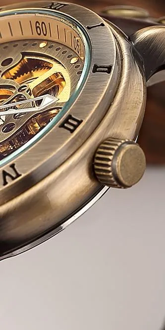 AUGUSTUS Automatic Vintage Bronze Watch
