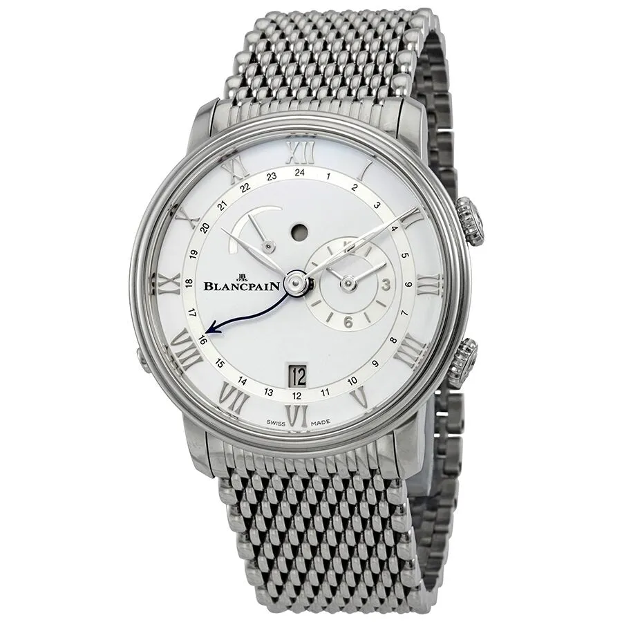 Blancpain Villeret Revil GMT Alarm Automatic Men's Watch 6640-1127-MMB