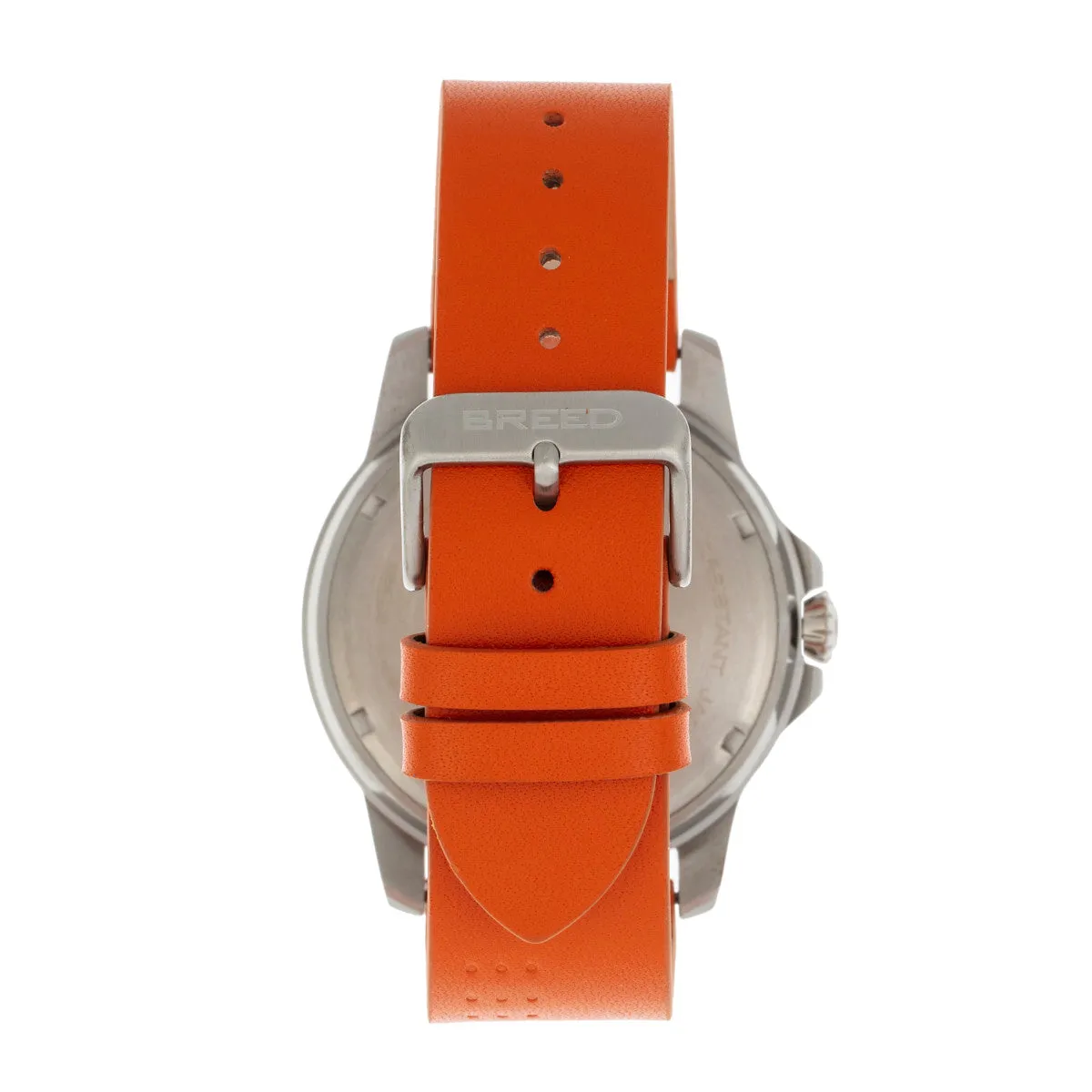 Breed Revolution Leather-Band Watch w/Date