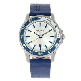 Breed Revolution Leather-Band Watch w/Date