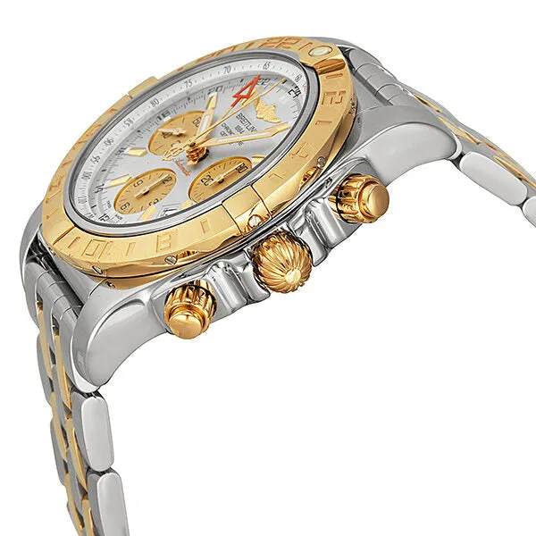 Breitling Chronomat 44 GMT Chronograph Automatic Silver Dial Men's Watch CB042012-G755TT CB042012/G755 375 c