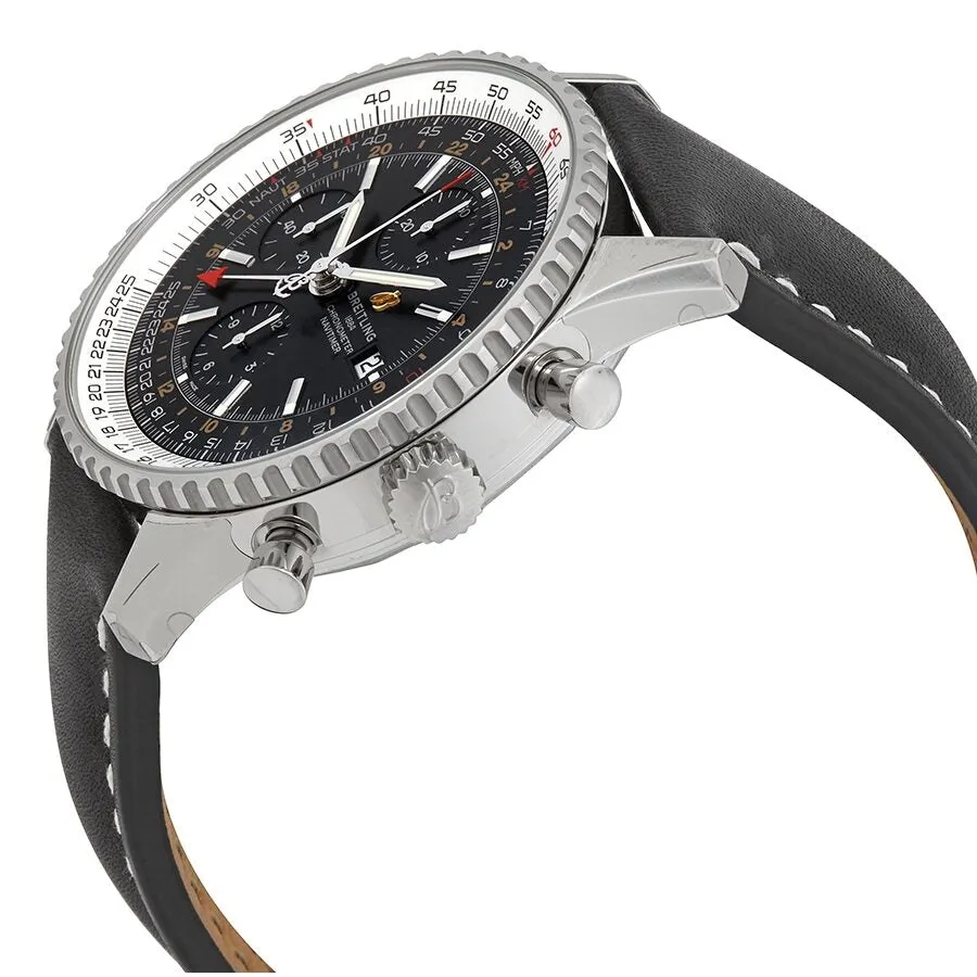 Breitling Navitimer Chronograph Automatic Chronometer Black Dial Men's Watch A24322121B2X2