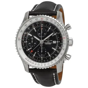 Breitling Navitimer Chronograph Automatic Chronometer Black Dial Men's Watch A24322121B2X2