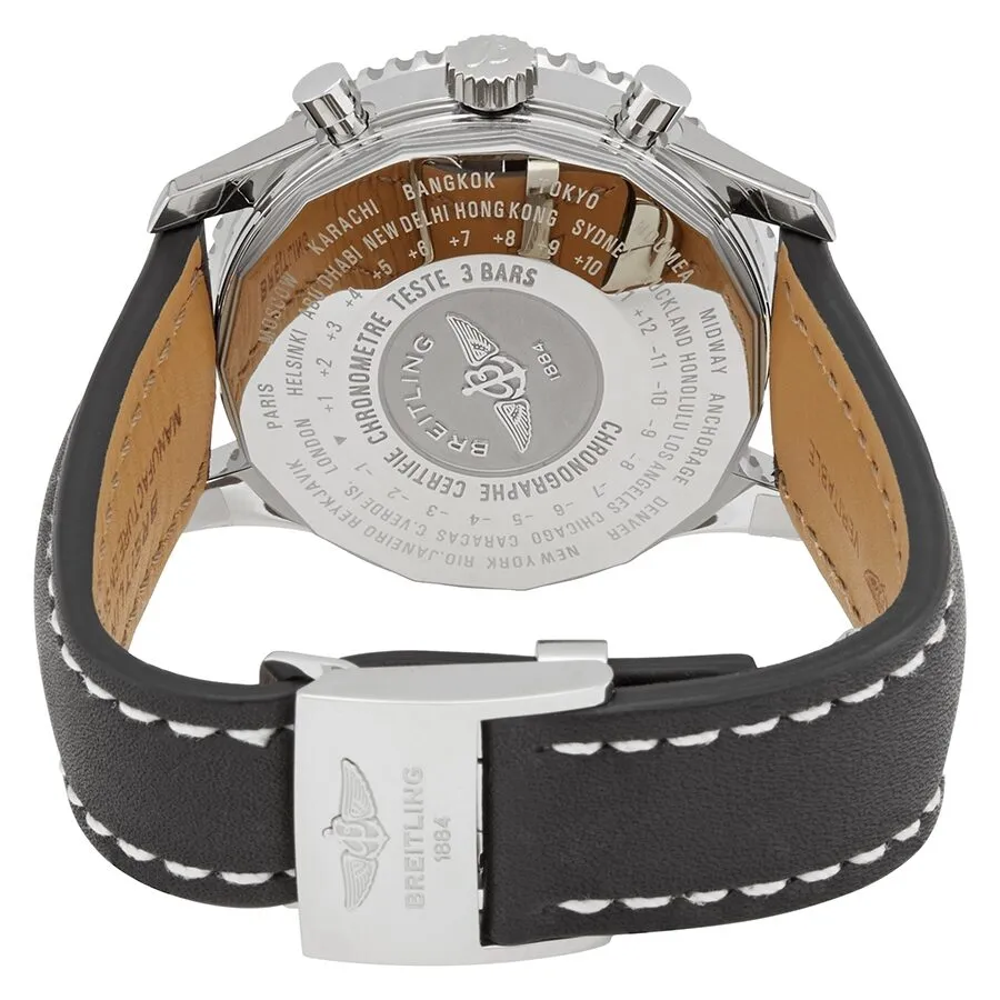 Breitling Navitimer Chronograph Automatic Chronometer Black Dial Men's Watch A24322121B2X2