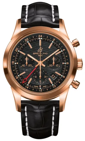 Breitling Transocean Chronograph GMT Black Dial BWatch RB045112-BC68SS RB045112-BC68-743P-R20BA.1