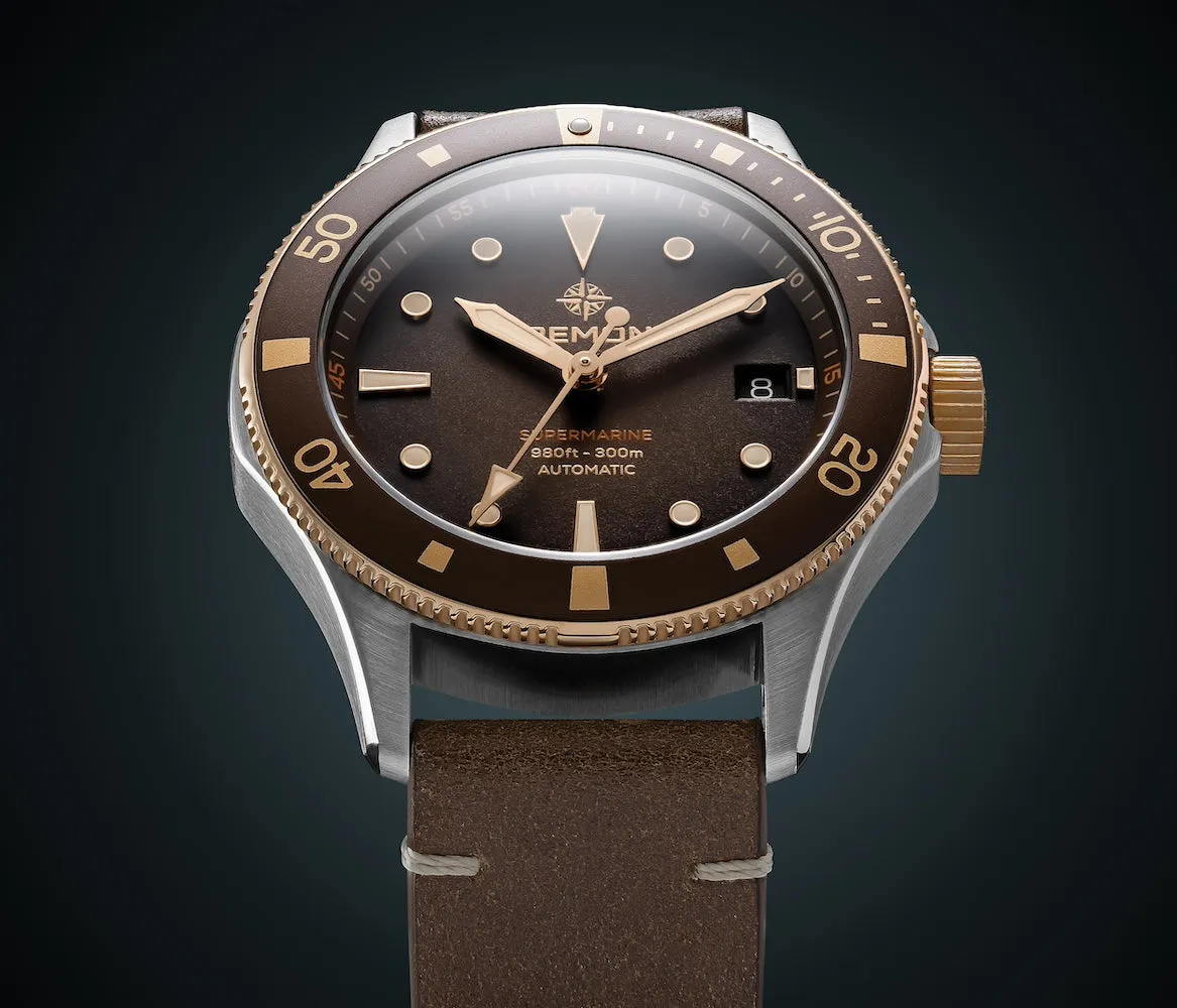 Bremont Supermarine 300M Date Brown Leather