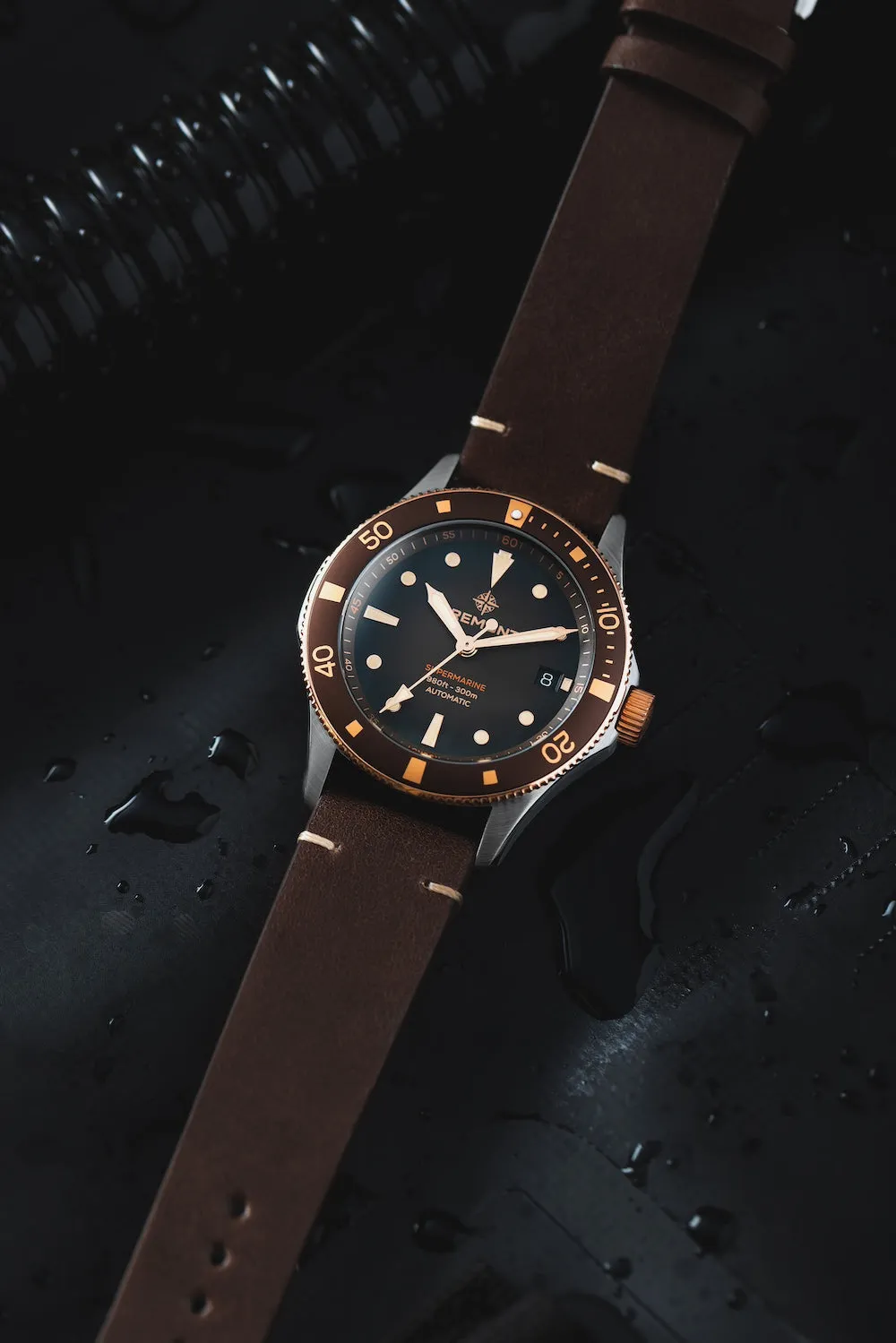 Bremont Supermarine 300M Date Brown Leather