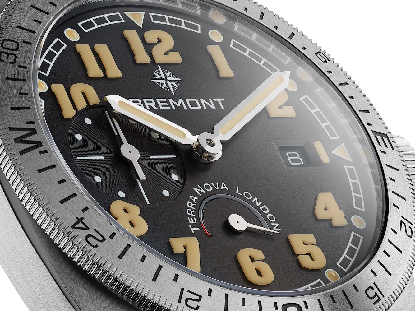 Bremont Terra Nova 40.5 Turning Bezel Black Nato