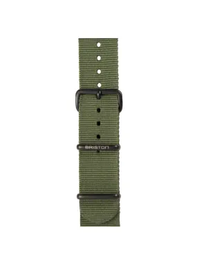 Briston Nato Strap Green Army PVD 20mm