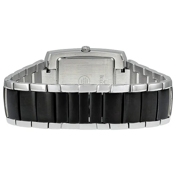 Bulova Dress Black Dial Two-tone Men's Watch 98A117