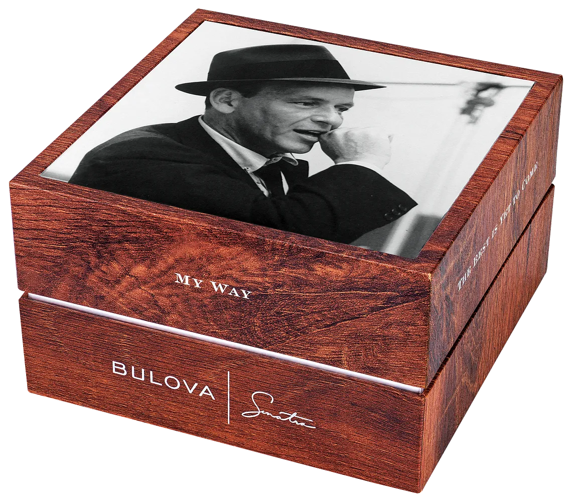 Bulova Frank Sinatra Fly Me to the Moon Automatic Men Watch 96B347