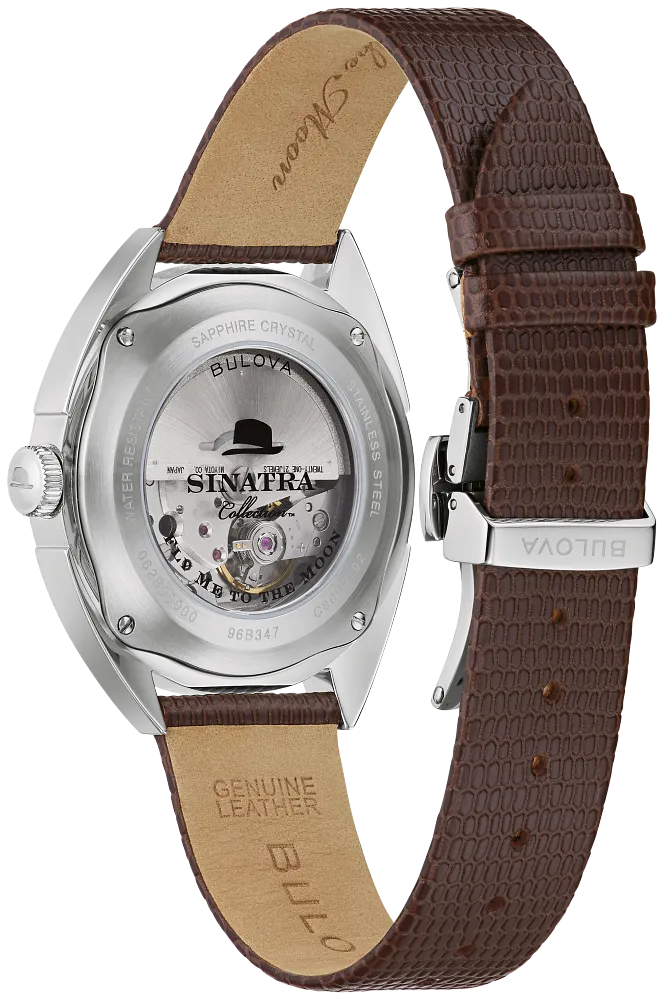 Bulova Frank Sinatra Fly Me to the Moon Automatic Men Watch 96B347