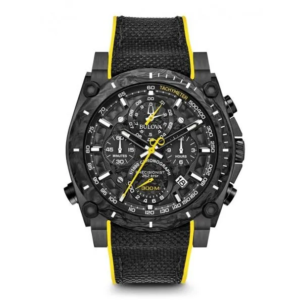 BULOVA MEN'S PRECISIONIST CHRONOGRAPH WATCH 98B312