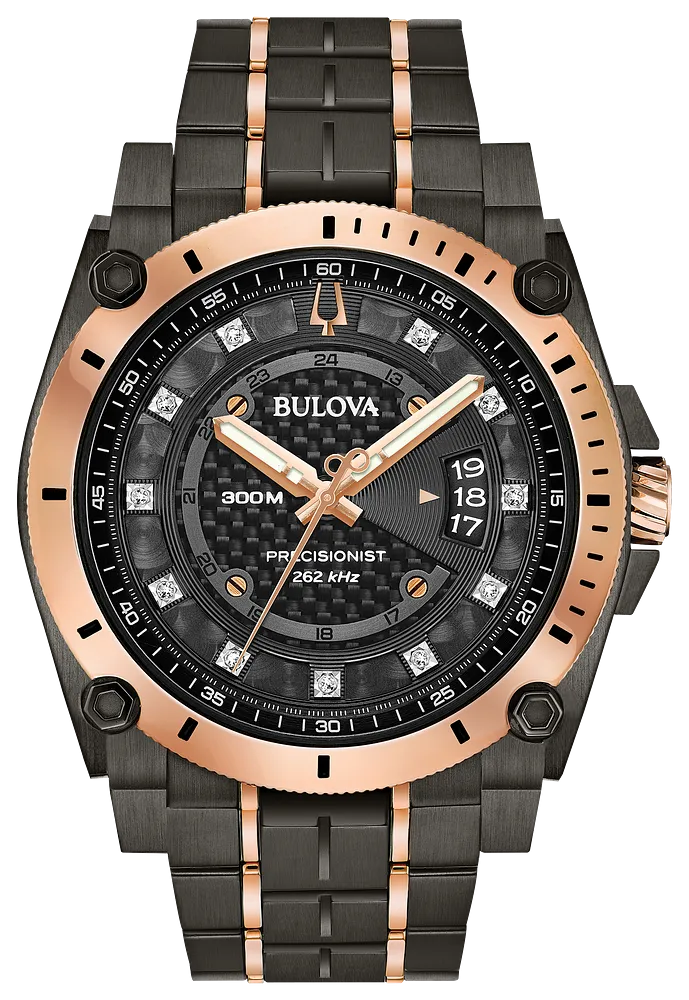 Bulova Precisionist Icon Men's  Diamond Watch 98D149