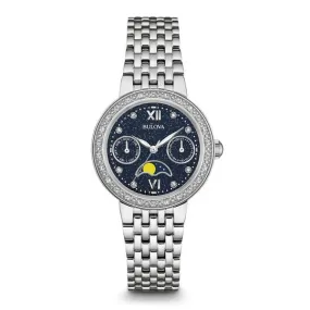 BULOVA WOMEN'S DIAMOND WATCH IN STAINLESS STEEL