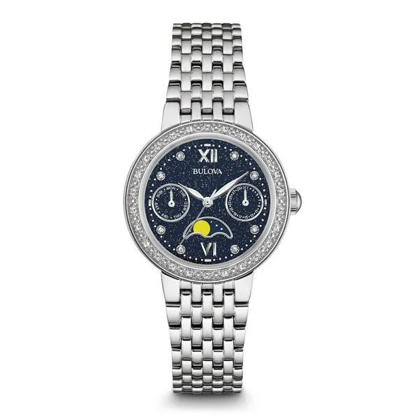 BULOVA WOMEN'S DIAMOND WATCH IN STAINLESS STEEL