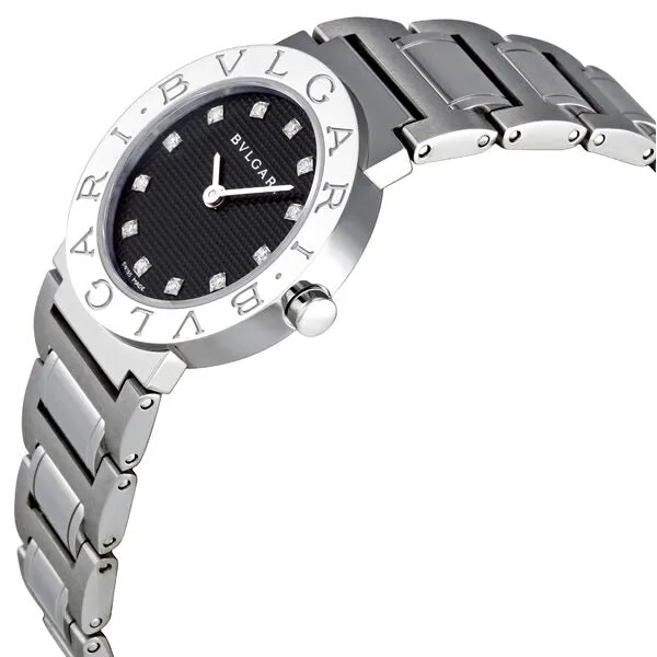 Bvlgari Bvlgari-Bvlgari Black Stainless Steel Ladies Watch BB26BSS-12N