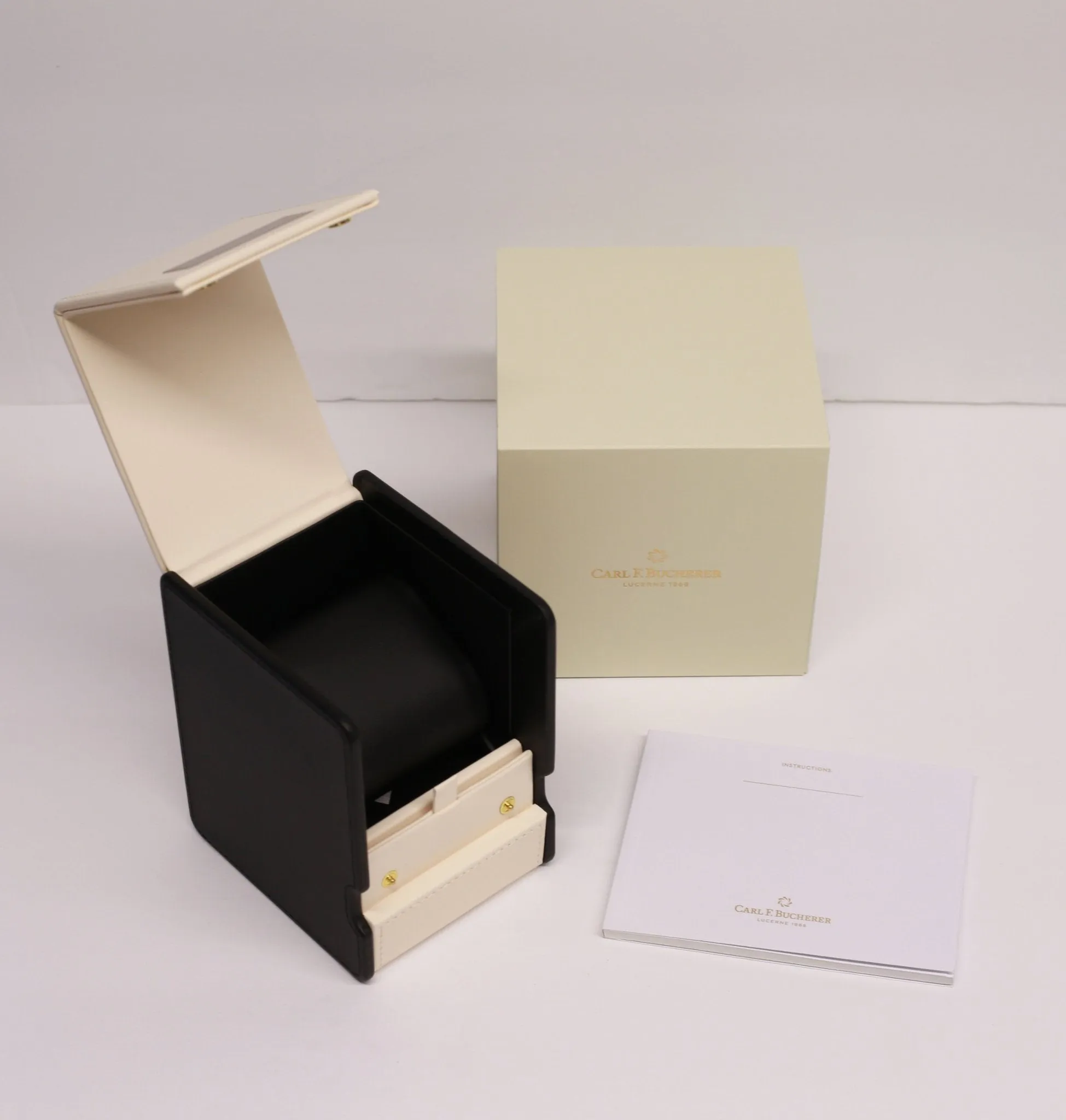 Carl F. Bucherer Pathos Princess Stainless Steel & 18K Rose Gold Quartz Ladies Watch 00.10520.07.26.21