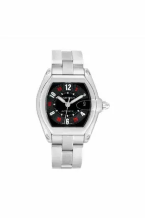 cartier roadster 38mm stainless steel men's watch