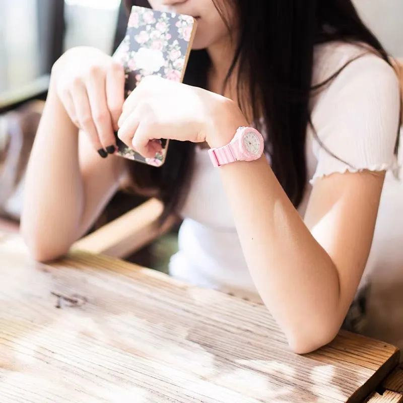 Casio Analogue Stylish Watch Rose & White  | G08