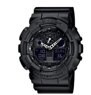 Casio Men's G-Shock GA100-1A1 Black Resin Quartz Watch