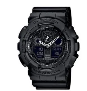 Casio Men's G-Shock GA100-1A1 Black Resin Quartz Watch