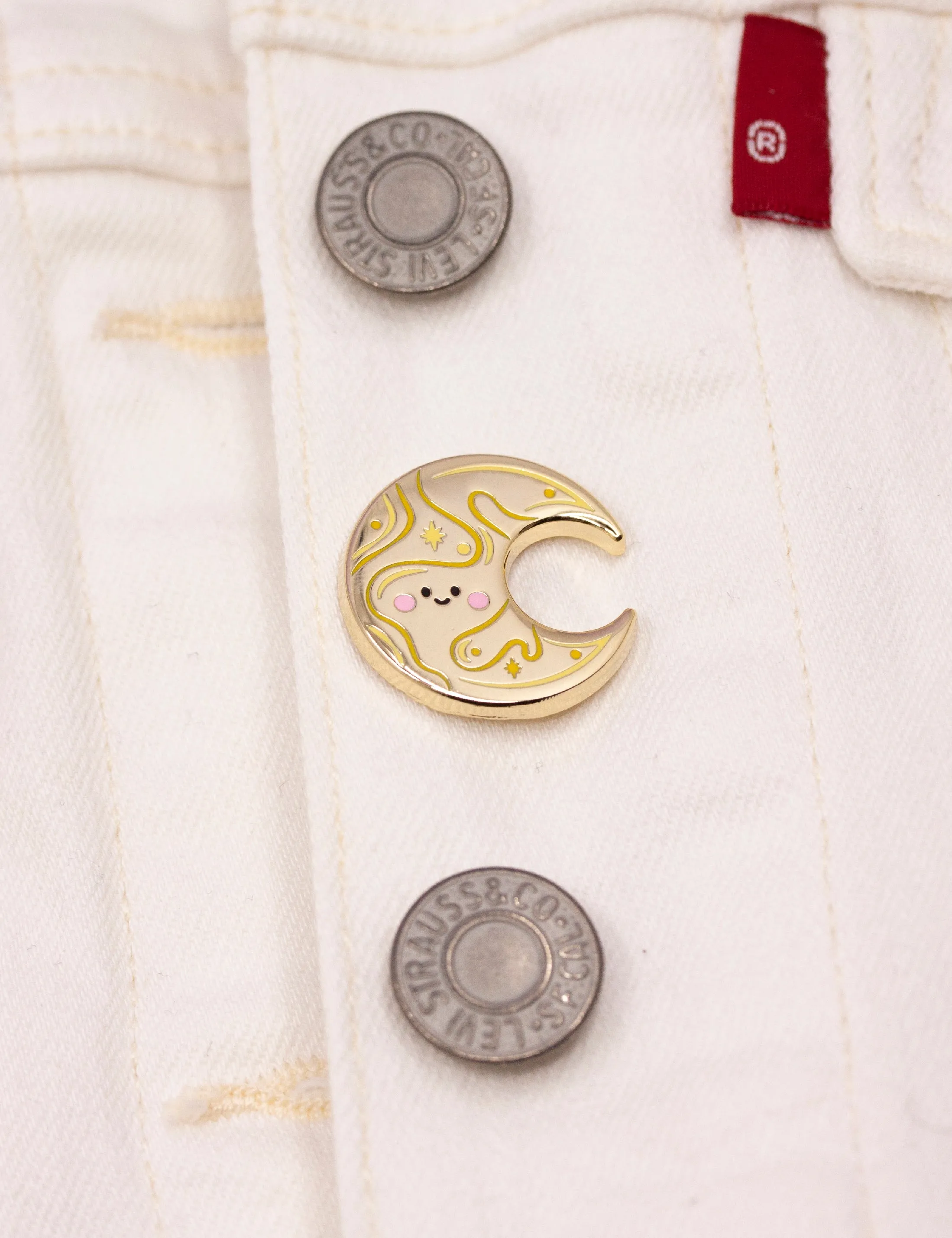 Celestial Moon pin