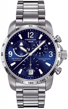 Certina Watch DS Podium Big Size Chrono GMT Quartz D