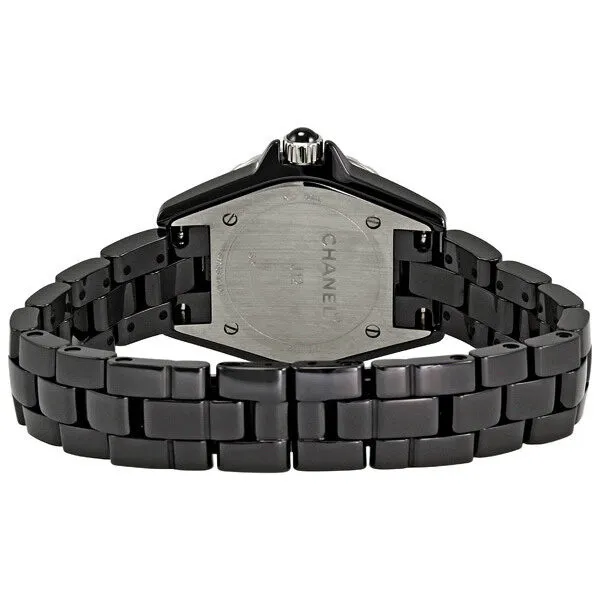 Chanel J12 Quartz Black Ladies Watch H2569