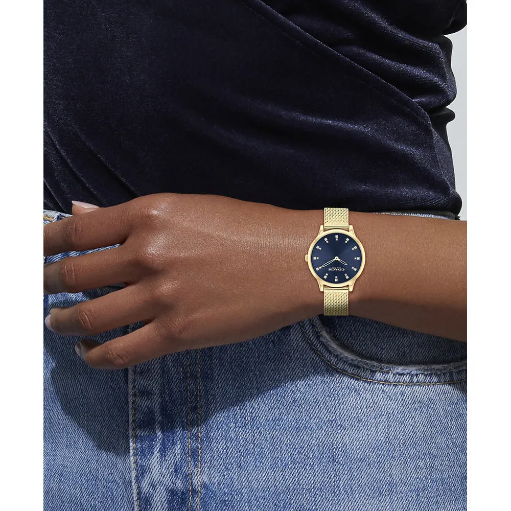 Chels Women Blue Quartz/Analog Watch