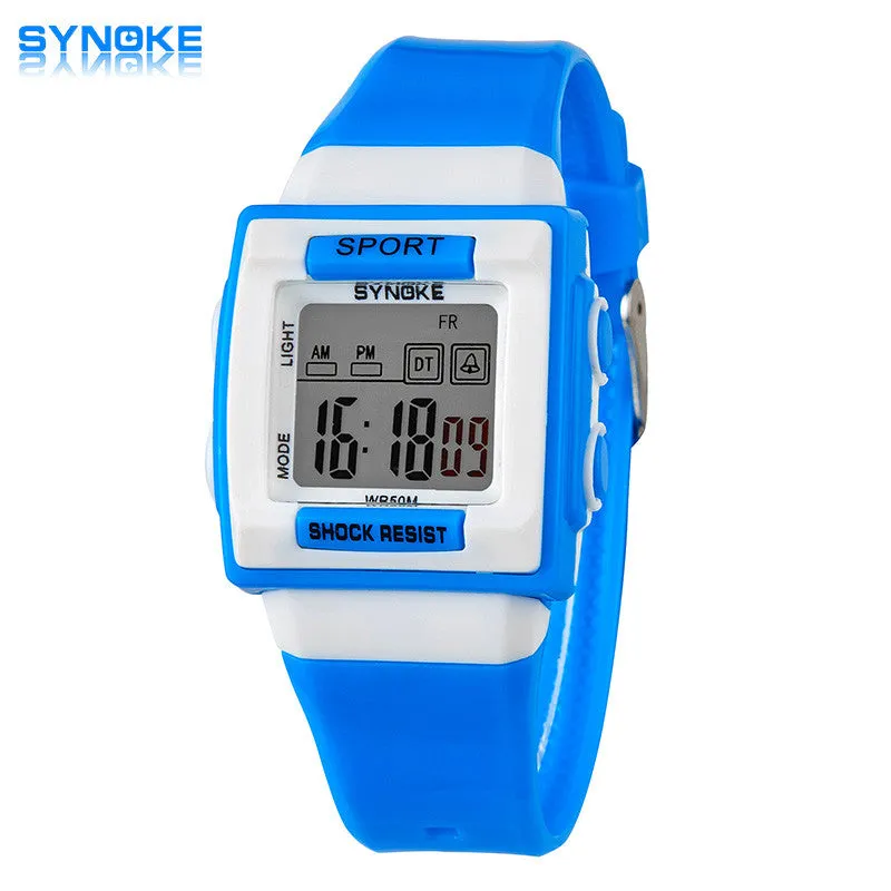 Children's Watches Sport Digital Watch Fashion High Quality Outdoor Waterproof Multi-functional Watch Clock