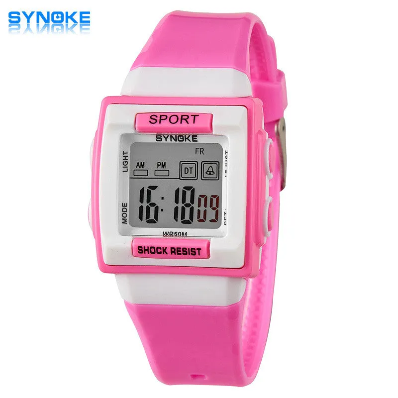 Children's Watches Sport Digital Watch Fashion High Quality Outdoor Waterproof Multi-functional Watch Clock