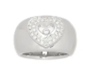 Chopard Happy Diamond Heart Ring 18K WG 90190832