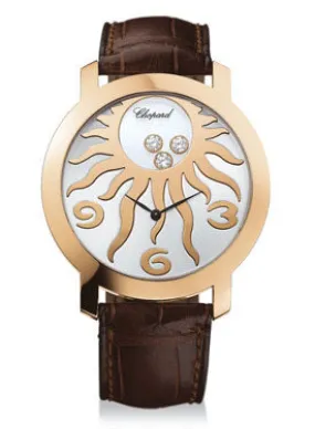 Chopard Happy Diamonds Mother of Pearl Dial 18 kt Rose Gold Ladies Watch 207469-5001