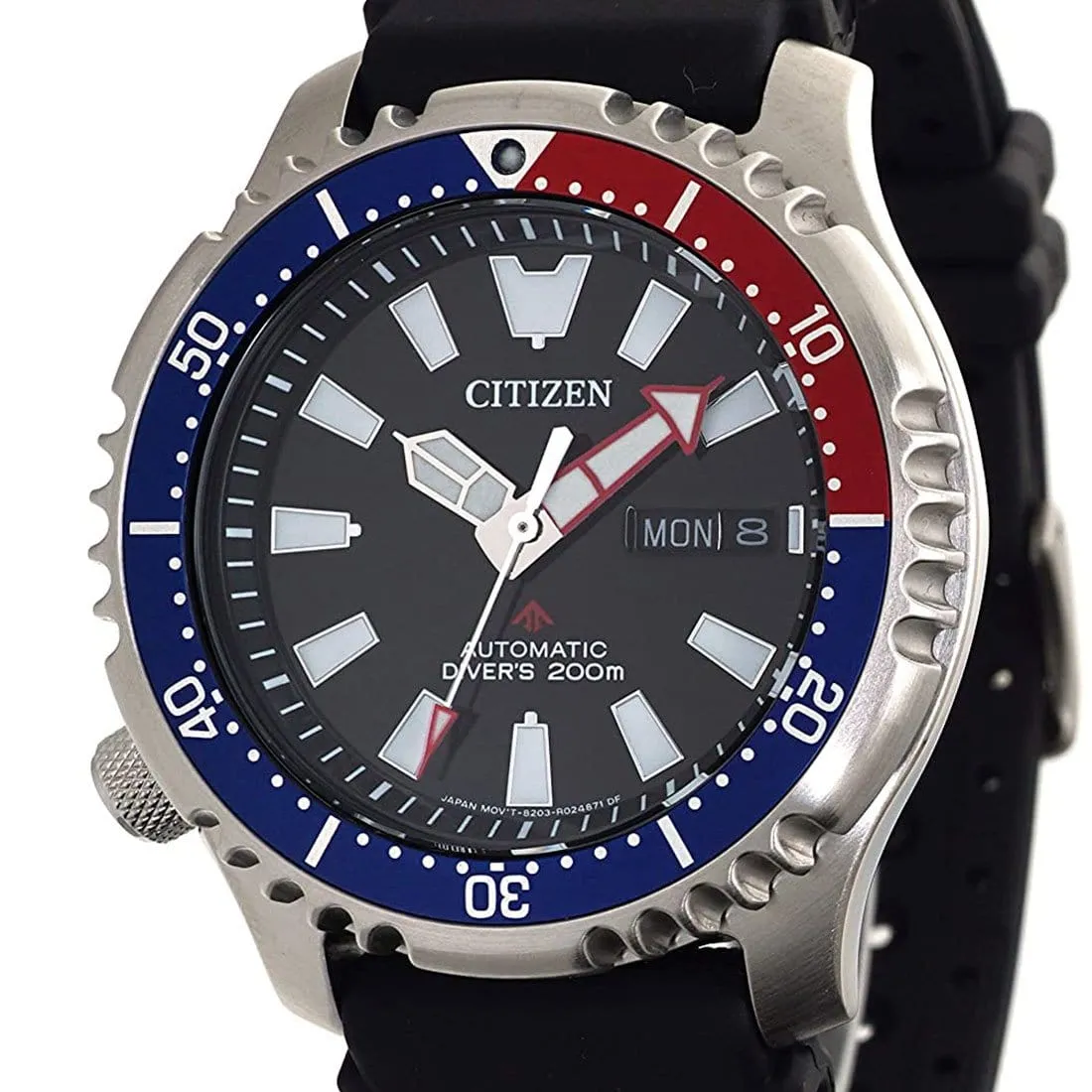 Citizen Promaster Fugu Automatic Pepsi Bezel Male 200m Watch NY0088-11E
