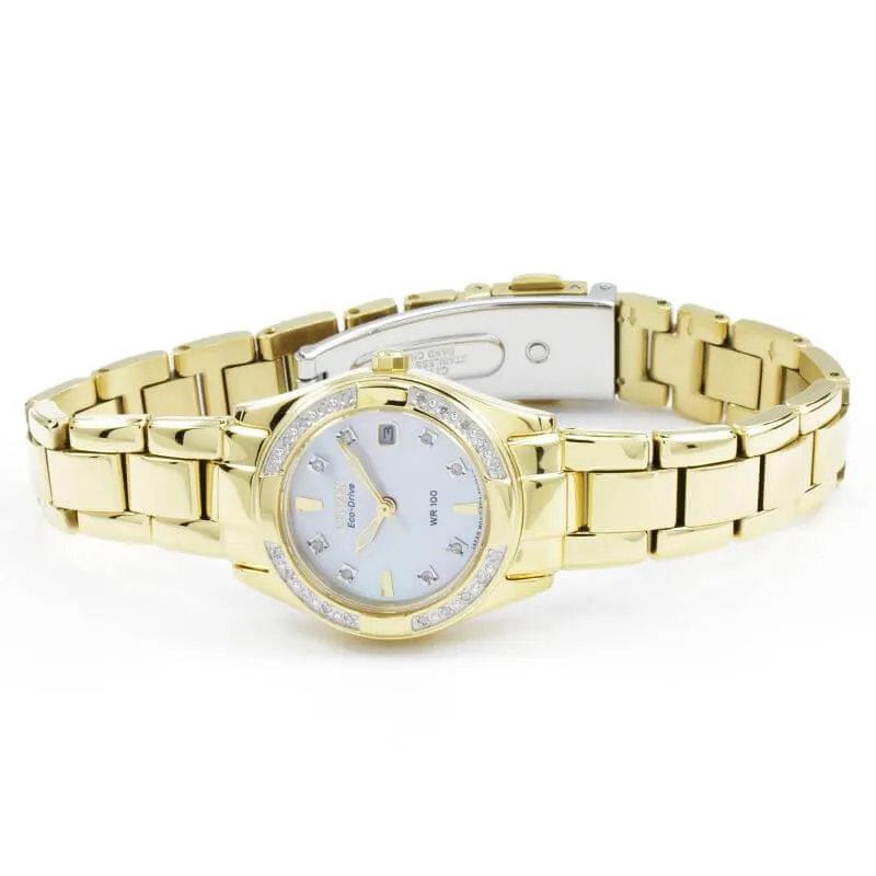 Citizen Regent EW1822-52D Ladies 26mm Bracelet Watch MSRP $495