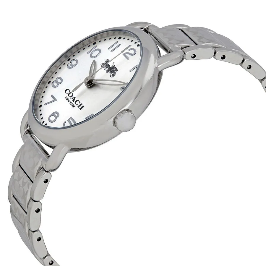 Coach Delancey Silver Dial Stainless Steel Ladies Watch 14502495
