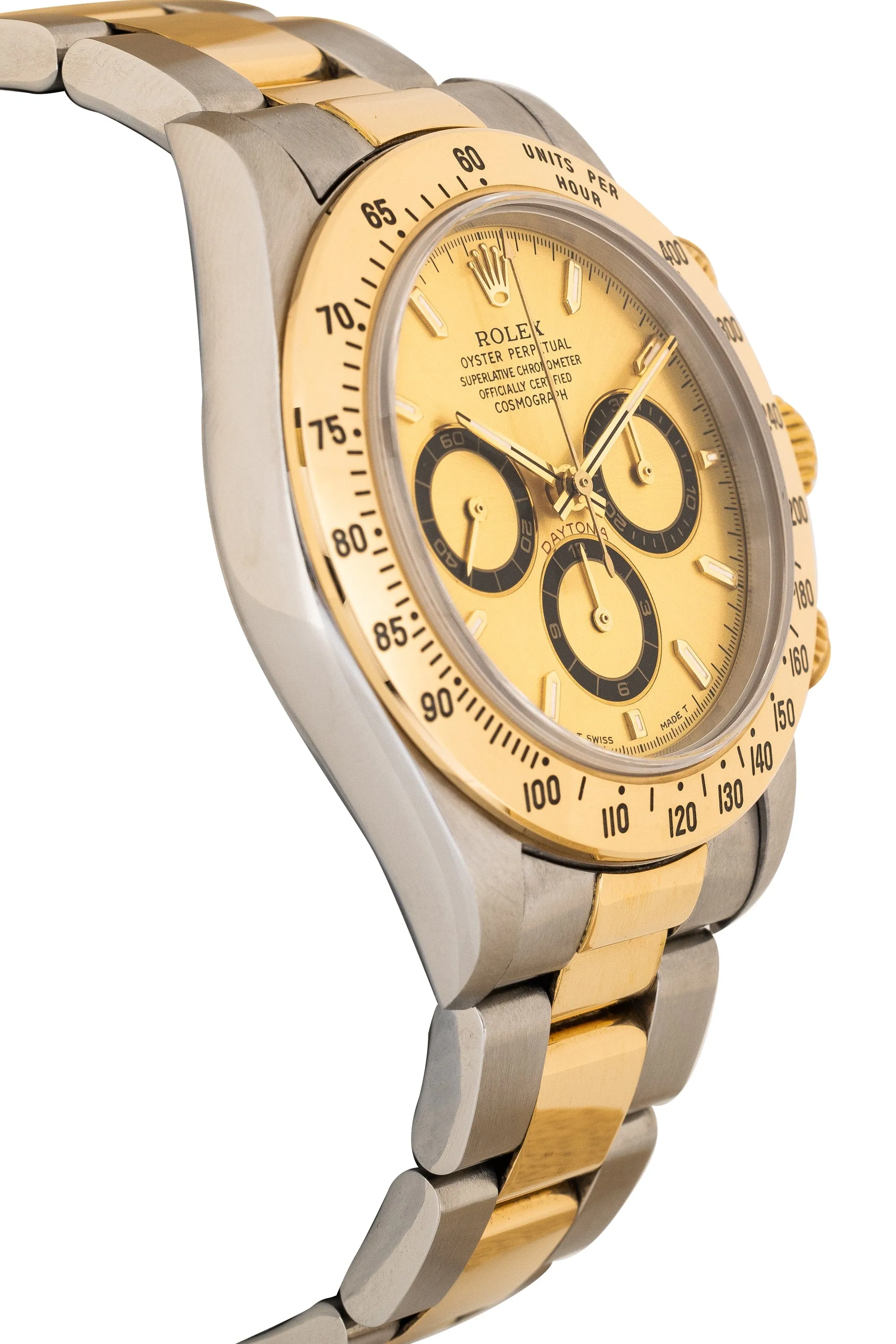 Cosmograph Daytona 18k Half Yellow Gold 40