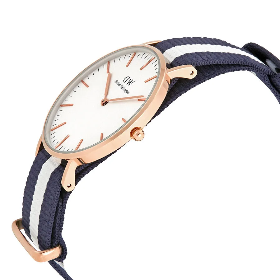 Daniel Wellington Classic Glasgow Eggshell White Dial Ladies Watch DW00100031
