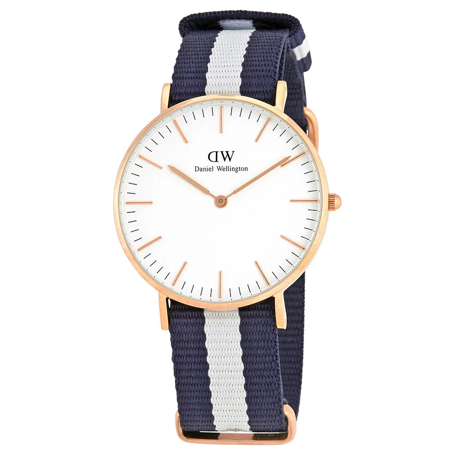 Daniel Wellington Classic Glasgow Eggshell White Dial Ladies Watch DW00100031