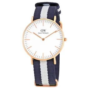 Daniel Wellington Classic Glasgow Eggshell White Dial Ladies Watch DW00100031