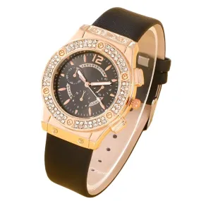 Diamond-Embedded Korean Designed Watch