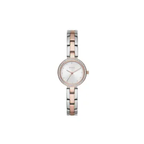 DKNY City Link Stainless Steel 2 Tone Gold/Silver Watch