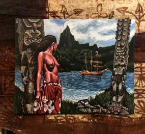 Forbidden Island Archival CANVAS Art Print - Select Size
