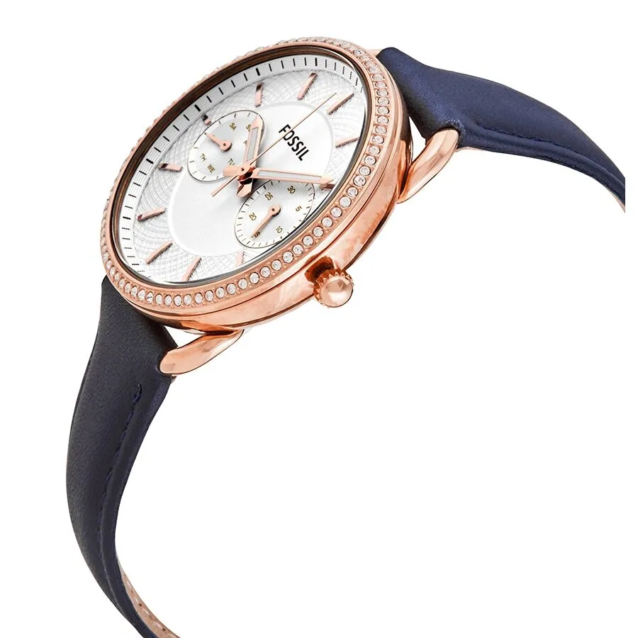 Fossil Tailor Quartz Silver Dial Ladies Watch ES4394