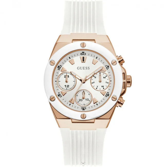 Guess GW0030L3 White Silicone Strap Women Watches